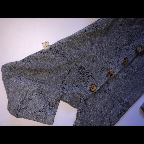 Childhood Clothing Maps Winter Hooded Romper - Picture 3 of 5